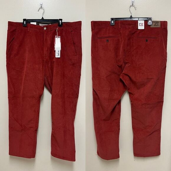 Cutter & Buck Benton Corduroy Pants NWT - Picture 2 of 3